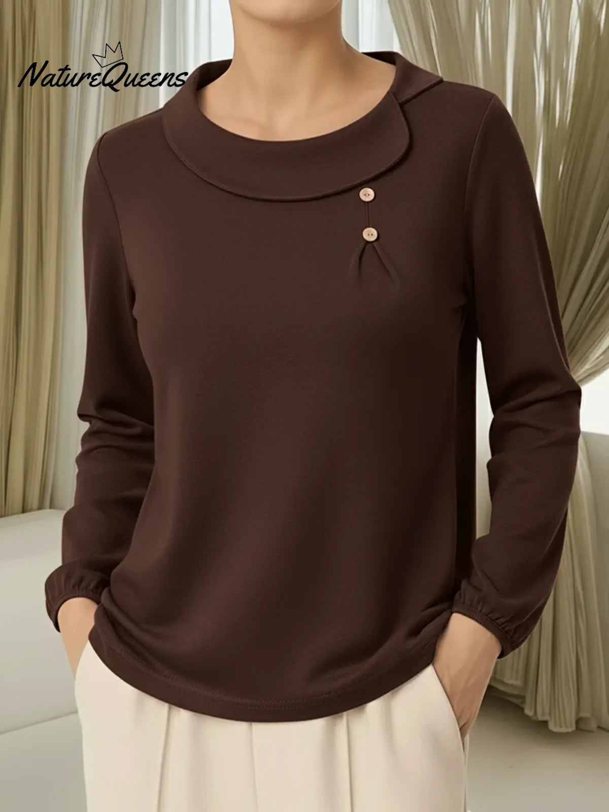 Women's Cozy Stretch Cotton Top