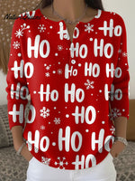 Women's Christmas Casual Printed Sweater