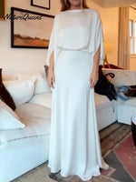 Women's Loose Satin Top And Skirt Two-piece Set