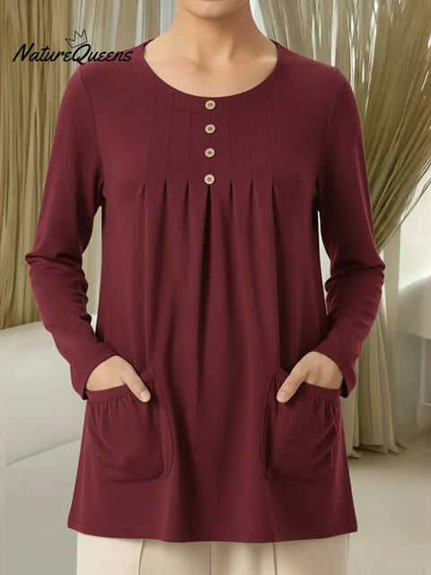 Women's Cozy Stretch Cotton Top