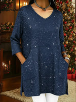 Women's Sparkly Christmas Top