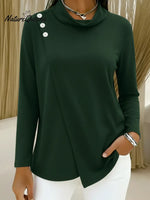 Women's Cozy High-neck Stretch Top