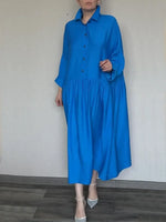 Women's Cozy Loose-fitting Cotton Dress