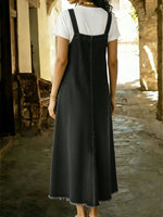 Women's Casual Sleeveless Cotton Denim Dress