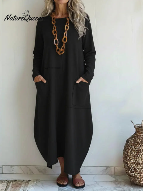 Women's Cozy And Casual Cotton Dress