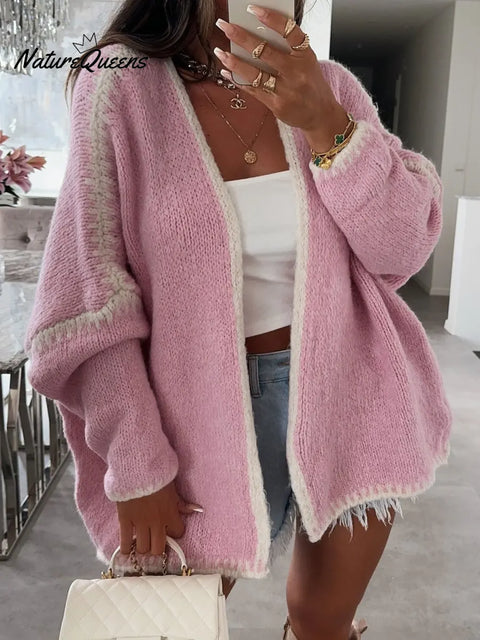 Women's Loose Casual Knitted Sweater Cardigan