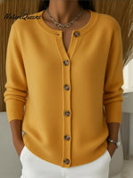 Cozy Casual Button-up Cardigan Sweater