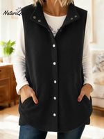 Women's Casual And Cozy Cotton Vest