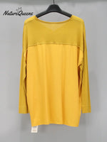 Women's Casual Patchwork Satin V-neck Sweater