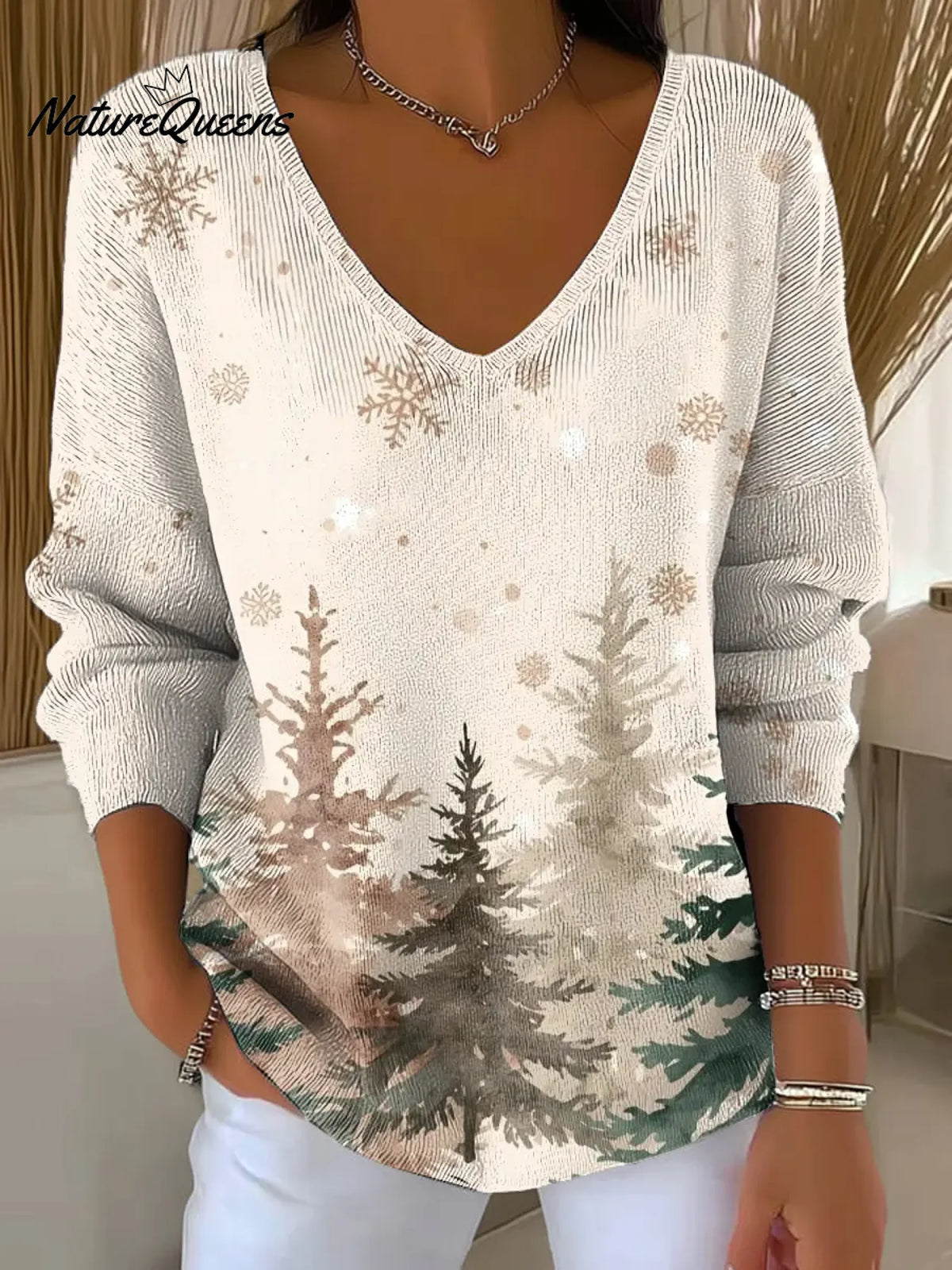 Women's Christmas Casual Pullover Sweater