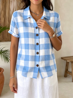 Casual & Cozy Plaid Cotton Shirt