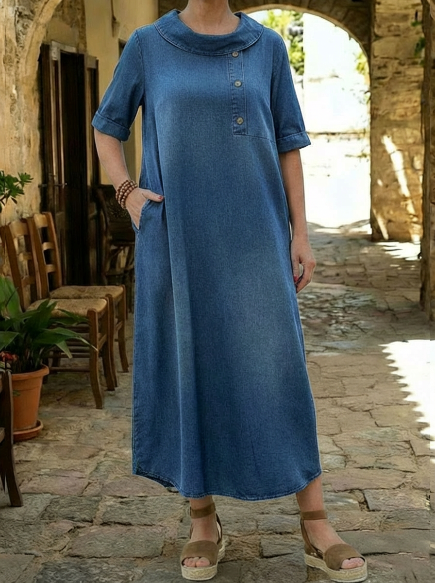 Women's Casual Denim Dress