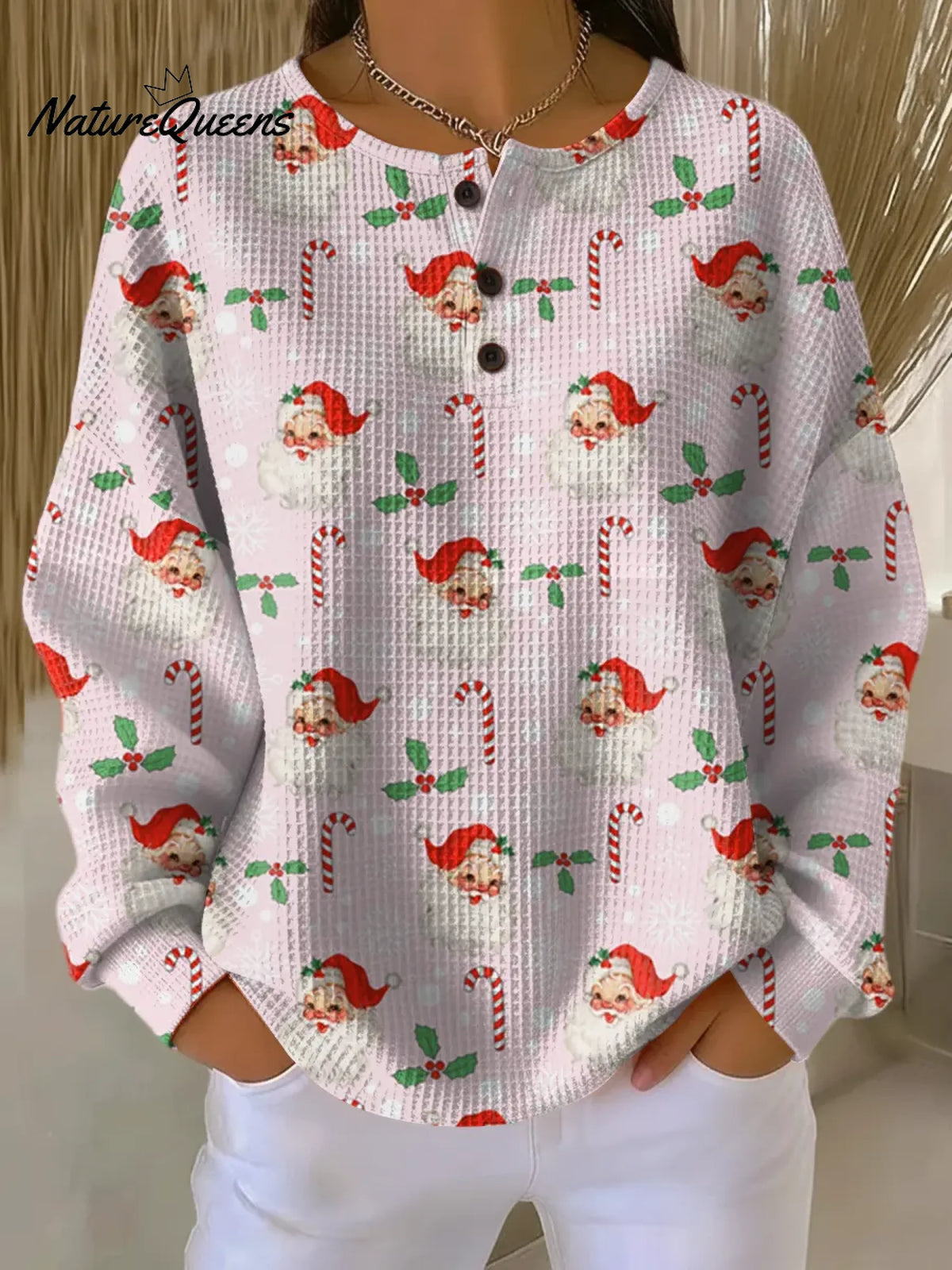 Women's Christmas Casual Printed Long Sleeve