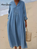 Women's Casual Denim Cotton Dress