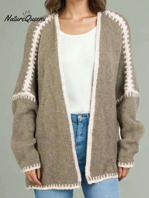Women's Loose Casual Knitted Sweater Cardigan