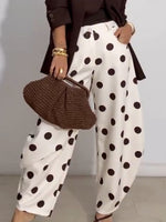 Stylish & Casual Polka-dot Lantern Trousers