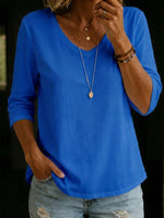 Cozy Casual Half-sleeve 100% Cotton T-shirt