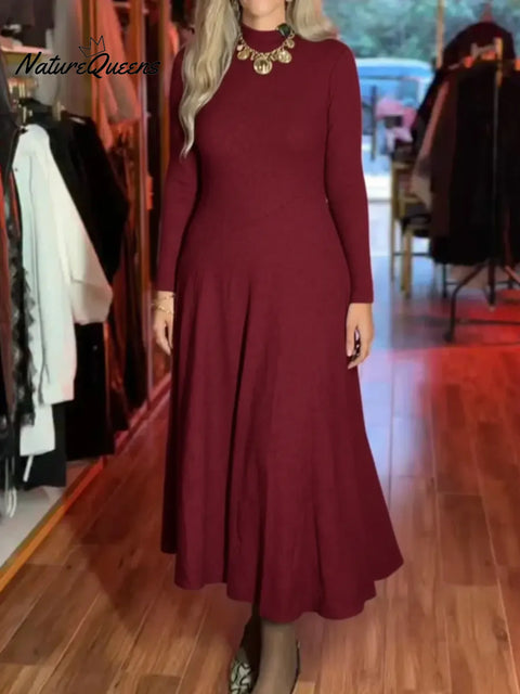 Women's Slim Fit Knit Sweater Dress