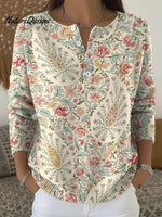 Women's Paisley Pattern Casual Printed Sweater