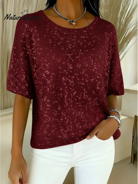 Women's Sparkly Christmas Top