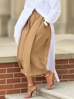 Women's Solid Color Art Stylish Cozy Comfortable Casual Cotton Pants