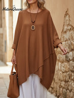 Cozy Oversized Cocoon-shaped Knit Pullover Sweater