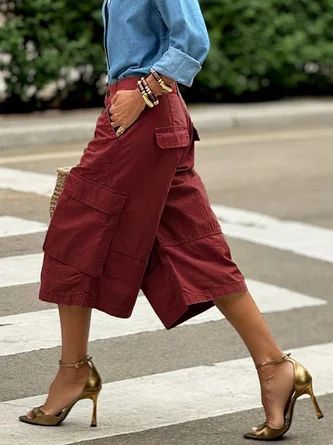 Women's Casual Utility-style Shorts