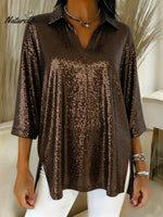 Women's Sparkly Christmas Top