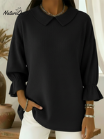 Vintage Peter Pan Collar Knitted Pullover Top