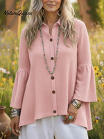 Elegant Cozy Flared Sleeve Cardigan Sweater