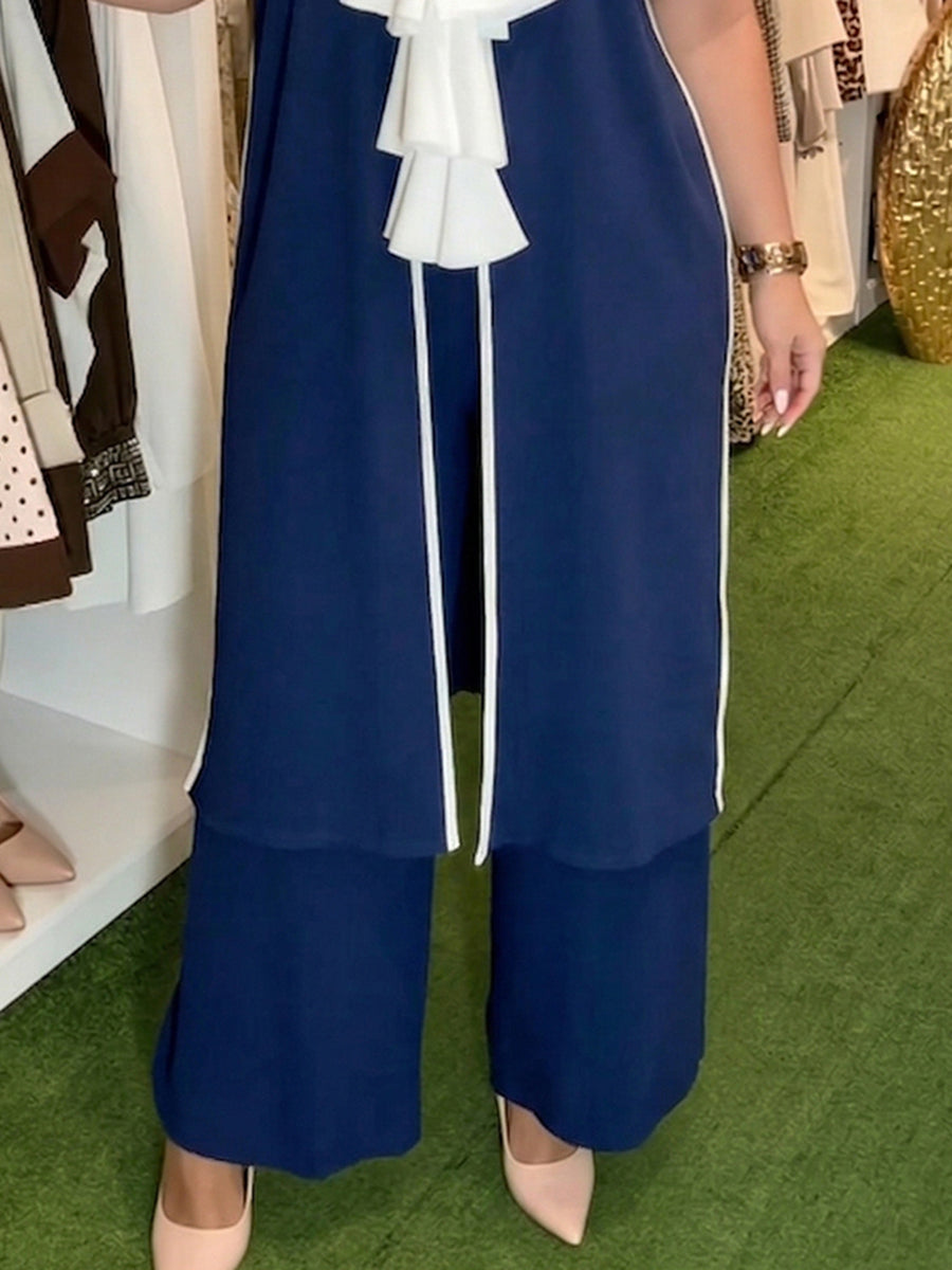 Elegant & Cozy Loose Wide-leg Pants