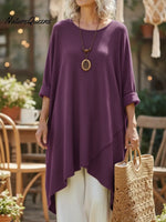 Cozy Oversized Cocoon-shaped Knit Pullover Sweater