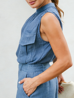 Elegant Halter Top And Wide-leg Pants Two-piece Set