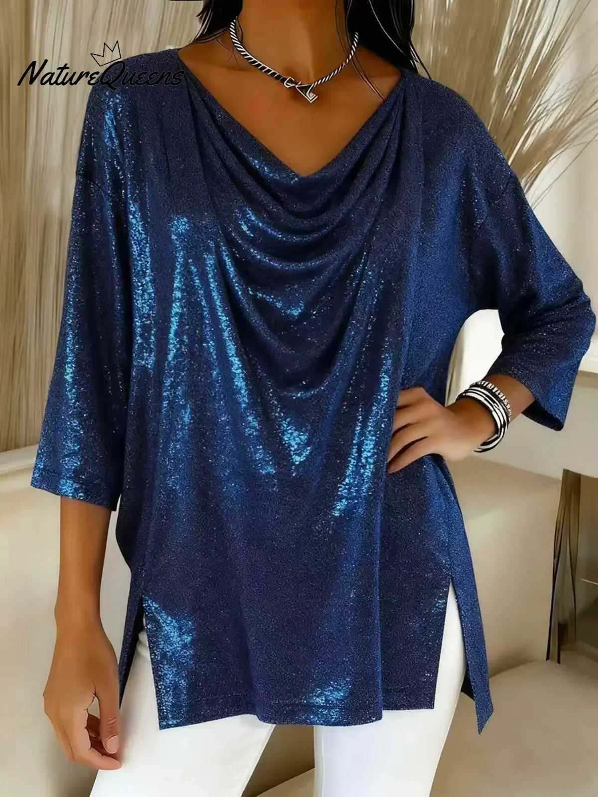 Women's Sparkly Christmas Top