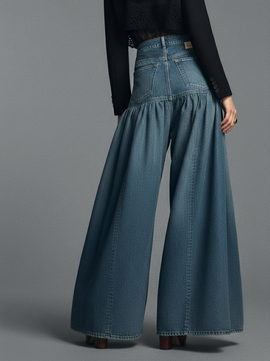 RelaxedCasual Wide-leg Jeans — Comfort Meets Classic Denim