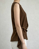 Women's Stylish & Simple Irregular Sleeveless Versatile T-shirt Top