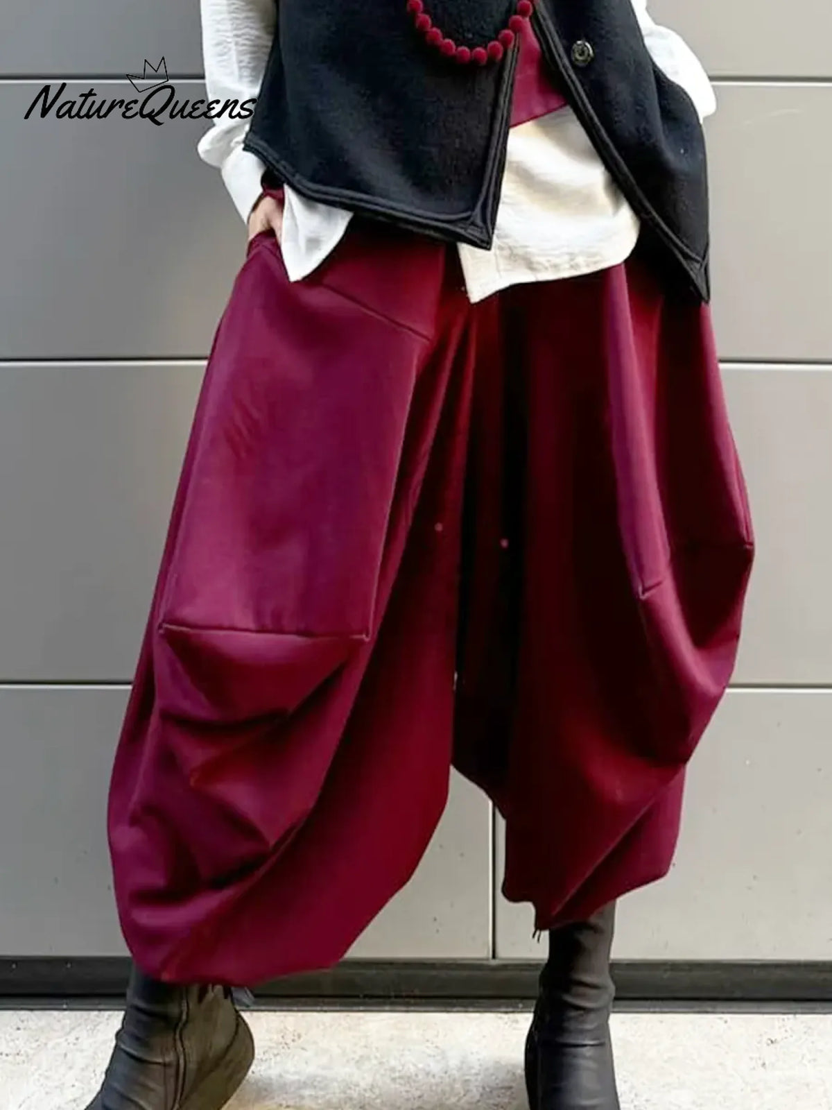 Women's Casual Loose-fitting Cotton Pants