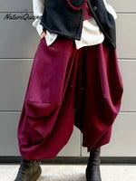 Women's Casual Loose-fitting Cotton Pants