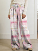 Women's Geometry Color Splicing Gradient Art Print Casual Pants