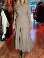 Women's Slim Fit Knit Sweater Dress