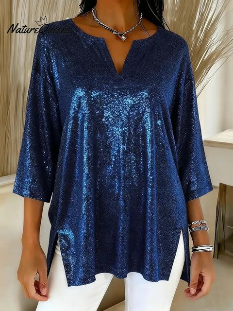 Women's Sparkly Christmas Top