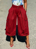 Casual Loose-fitting Cotton Trousers