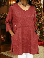 Women's Sparkly Christmas Top