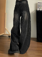 Casual Elastic-waist Jeans