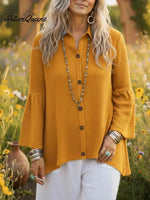 Elegant Cozy Flared Sleeve Cardigan Sweater