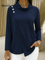 Women's Cozy High-neck Stretch Top