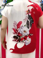 Women's Comfortable Printed Short-sleeved Top