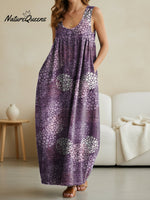 Women's Vintage Patterns Casual Loose Denim Vest Dress