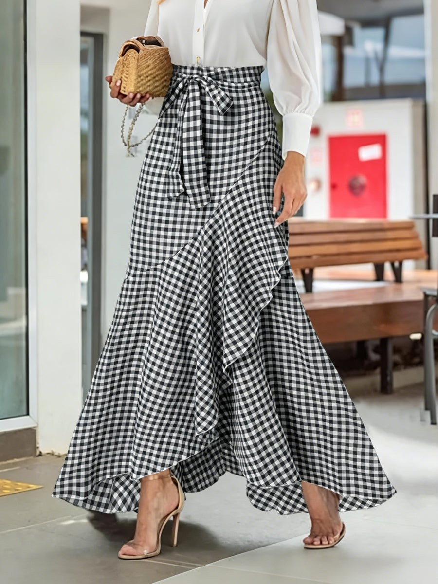 Women's Irregular Ruffle Skirt