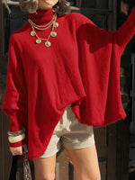 Women's Loose And Comfortable Turtleneck Sweater